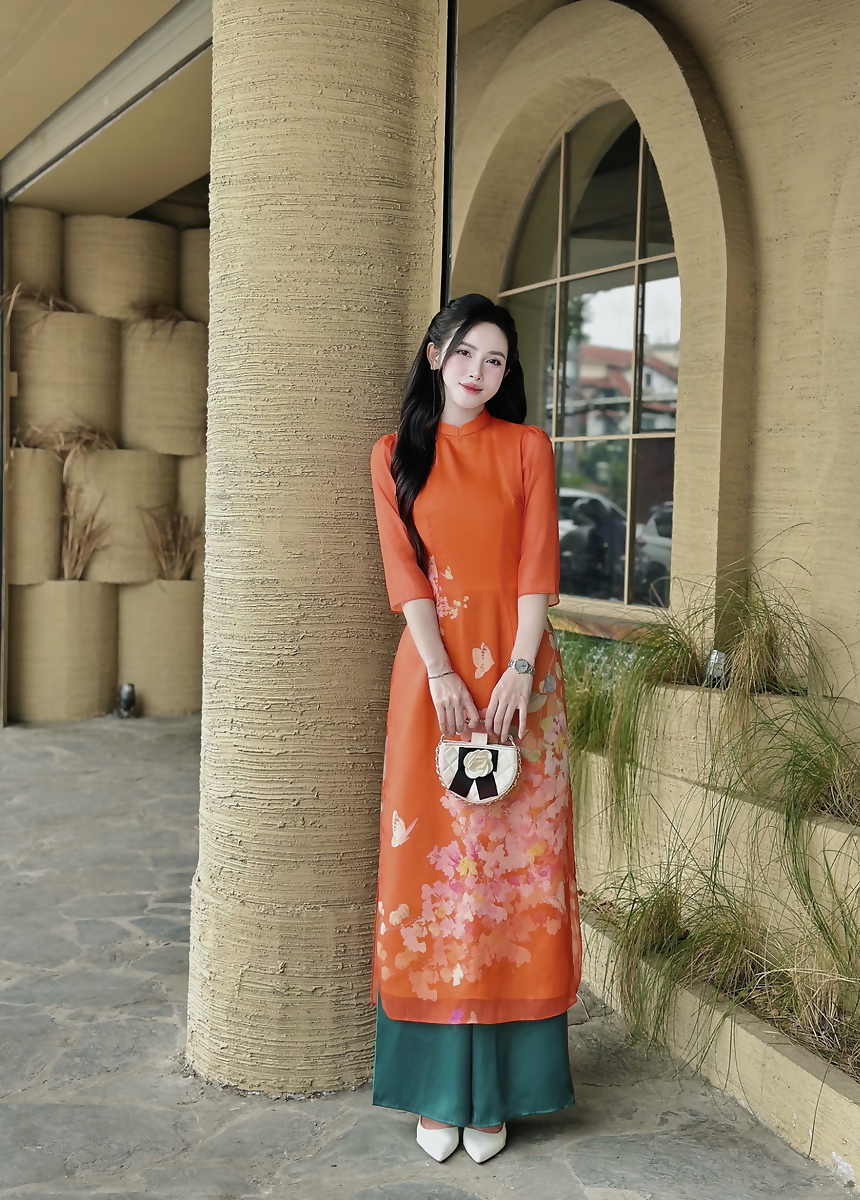 Áo Dài Tử Vy - Không Đính